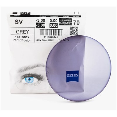 Очковые линзы 1.5 ZEISS Single Vision PhotoFusion DV Platinum UV - фото 4069391