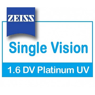 Очковые линзы 1.6 Zeiss Single Vision SPH DuraVision Platinum UV - фото 4072129