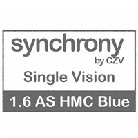 Очковые линзы 1.6 AS Synchrony Single Vision HMC Blue