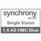 Очковые линзы 1.6 AS Synchrony Single Vision HMC Blue - фото 4069419